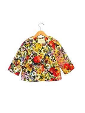 Monsoon Bright Floral Multicolor Jacket
